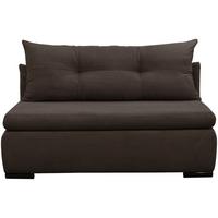 Schlafsofa mit Bettkasten Yellow B: 154 cm Cord Braun - Schwarz/Braun, Design, Textil (154/93/85cm) - MID.YOU