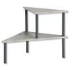 Küchenregal Grau B: 53 cm - Grau, Basics, Holzwerkstoff/Metall (53/38/38cm) - Kesper