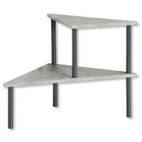 Küchenregal Grau B: 53 cm - Grau, Basics, Holzwerkstoff/Metall (53/38/38cm) - Kesper