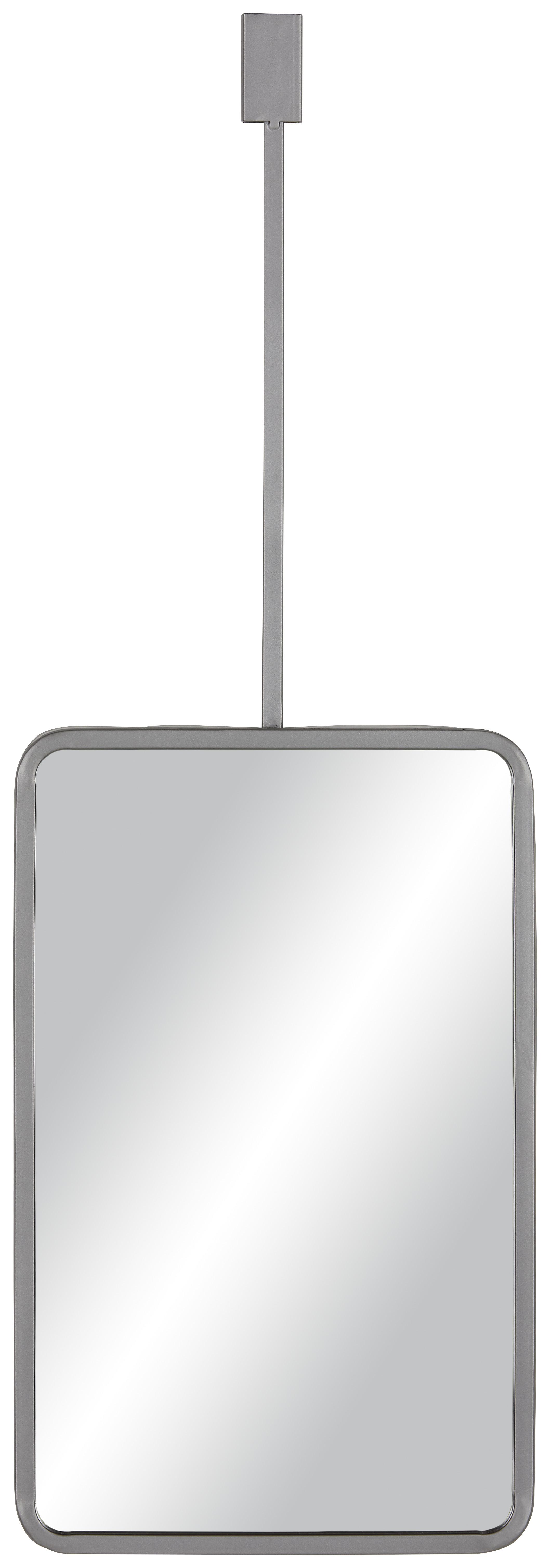 Nástenné Zrkadlo Potpourri -Trend- - sivá, Moderný, kov/sklo (26/76/4cm) - Modern Living