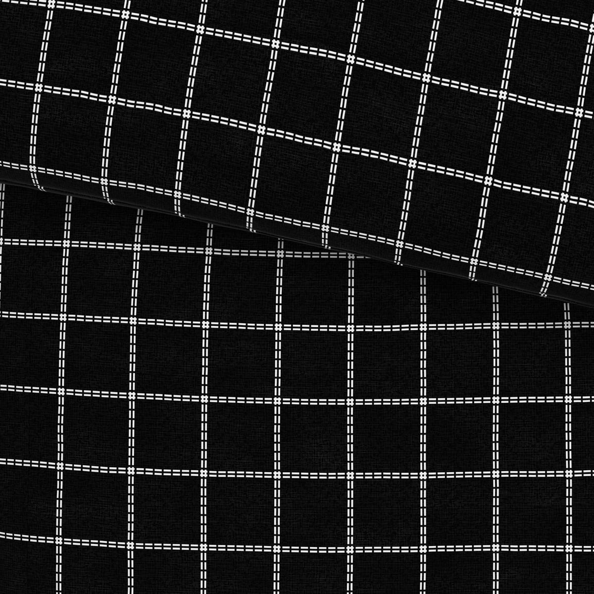 Ágyneműhuzat-garnitúra Valentina - fekete, Modern, textil (140/200cm) - Luca Bessoni
