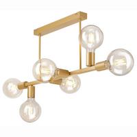 Deckenleuchte Astrid Goldfarben B: 39 cm - Goldfarben, Basics, Glas/Metall (90/39/73cm)