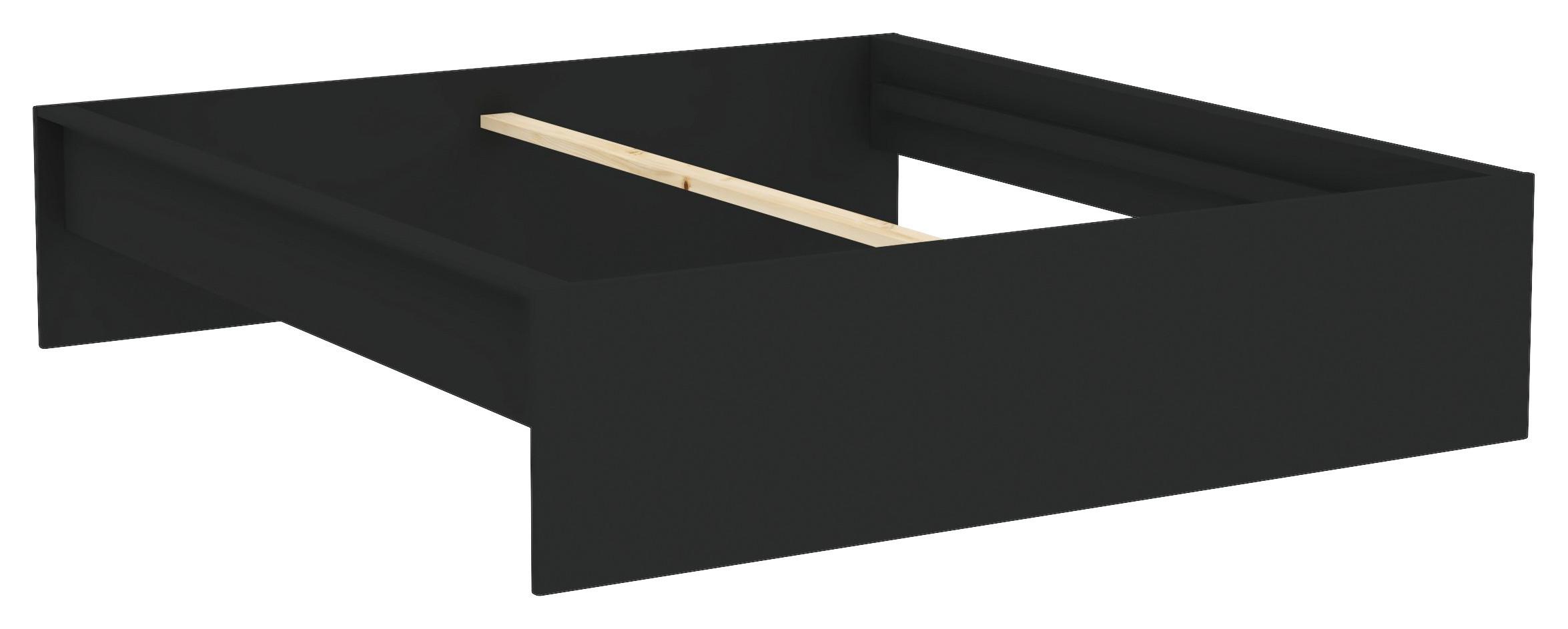 Unit Elements Bettrahmen 180x200 cm Anthrazit - Anthrazit, KONVENTIONELL, Holzwerkstoff (180/200cm) - Ondega