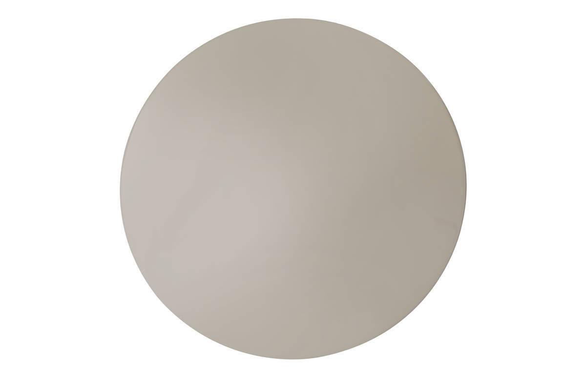 Beistelltisch Art Deco Taupe/Goldfarben - Taupe/Goldfarben, Trend, Metall (47/41cm) - Kayoom