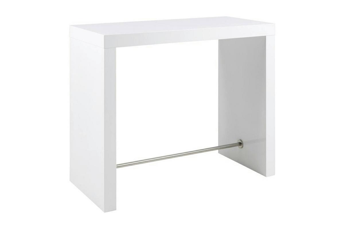 Esstisch Weiß B: 130 Cm - Weiß Hochglanz, MODERN, Holzwerkstoff (130/60/105cm) - Livetastic