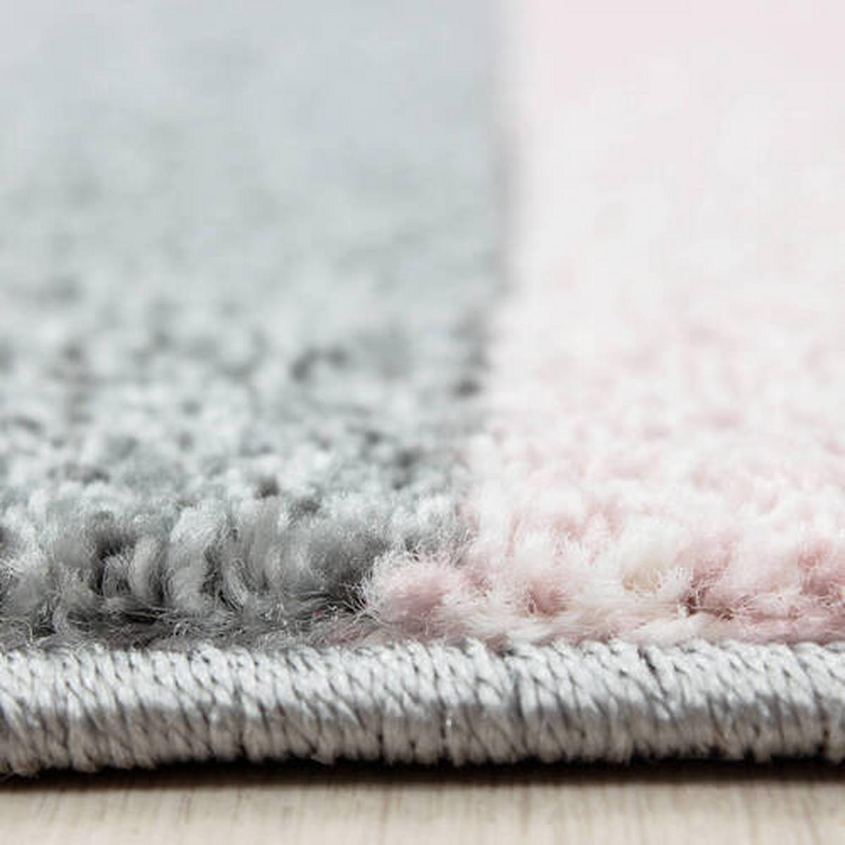 Webteppich Lucca - Pink, Trend, Textil (80/250cm) - Novel