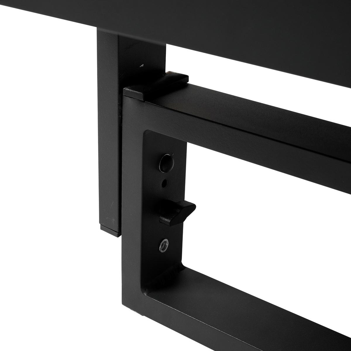 Loungegarnitur 3-Tlg San Jose aus Metall mit Kissen - Anthrazit/Braun, MODERN, Holz/Textil (210/75/210cm) - Gardenson