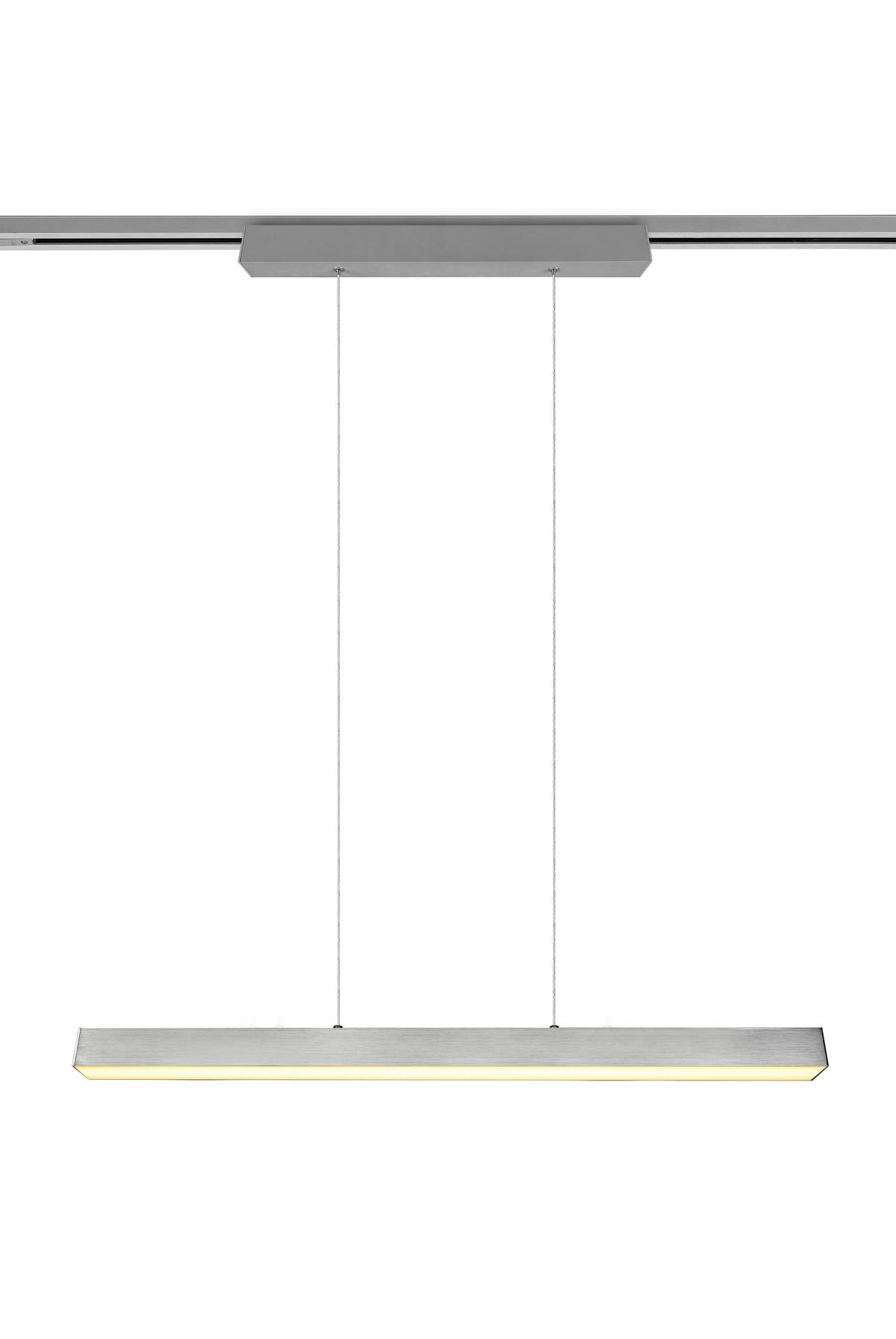 Schienensystem Duoline Hängeleuchte 73043131 PL Paros - Nickelfarben, Design, Metall (90/180/5cm) - Trio Leuchten