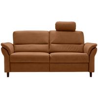 3-Sitzer-Sofa Cavoli, Cognac R B: 192 cm - Cognac/Schwarz, MODERN, Textil (192/90/89cm) - Livetastic