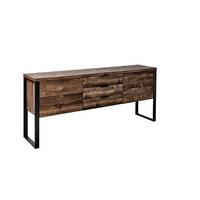 Sideboard Loop Sb 180 Ecihefarben/Schwarz B: 180 cm - Eichefarben/Anthrazit, Design, Holzwerkstoff/Metall (180/76,2/39,5cm)