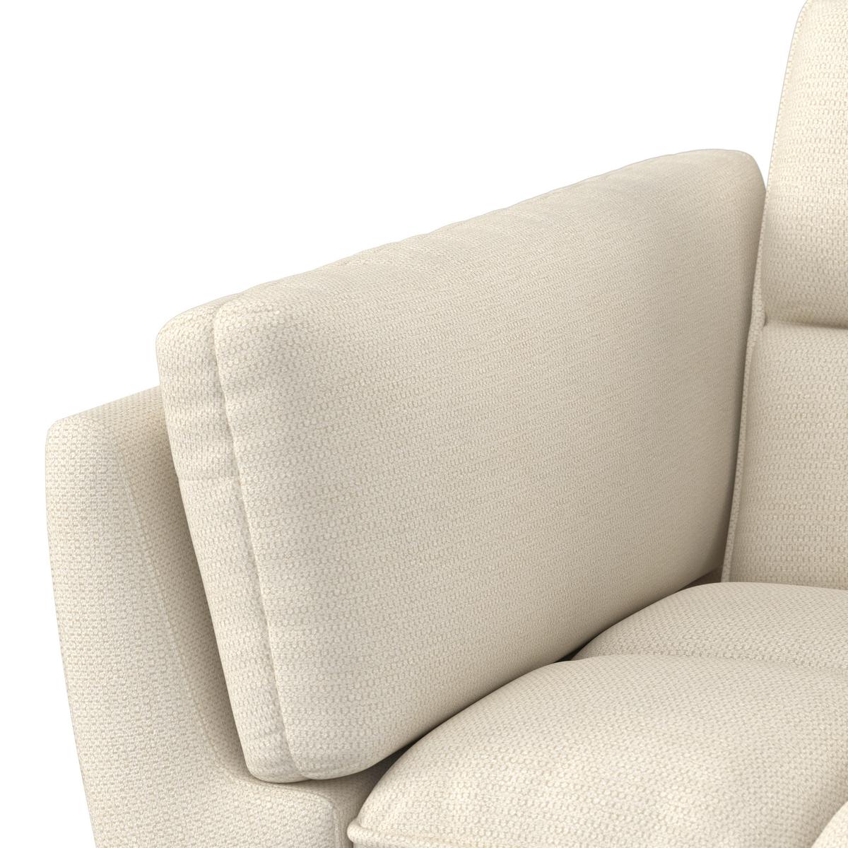Rozkladacia pohovka CORA, krémová, max. 360 kg - krémová/prírodná farba, Modern, drevo/textil (214/92/81cm) - Bessagi Home