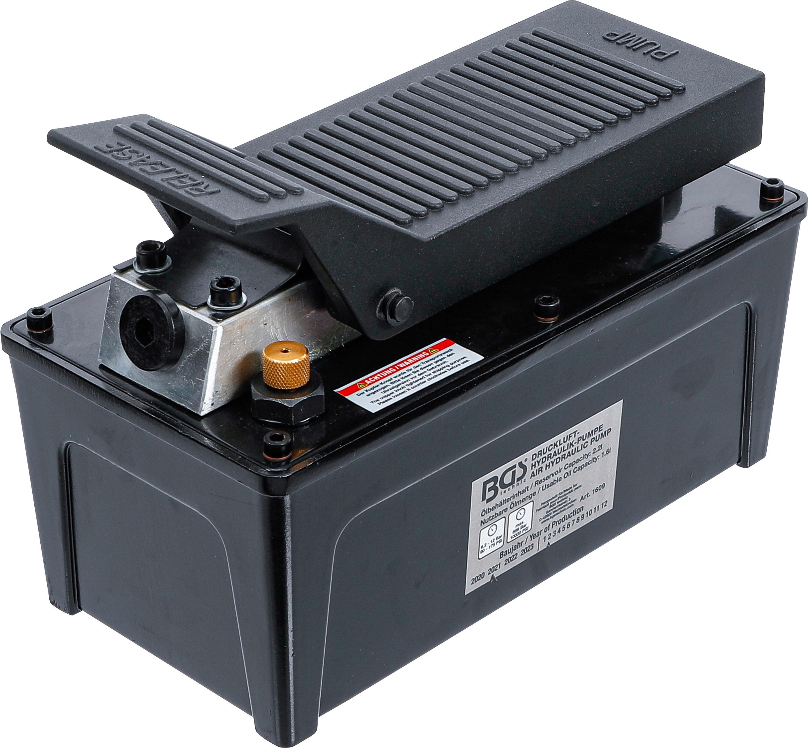 Hydraulik-Pumpe Druckluft - Schwarz, Basics (26,1/13,5/18,5cm)