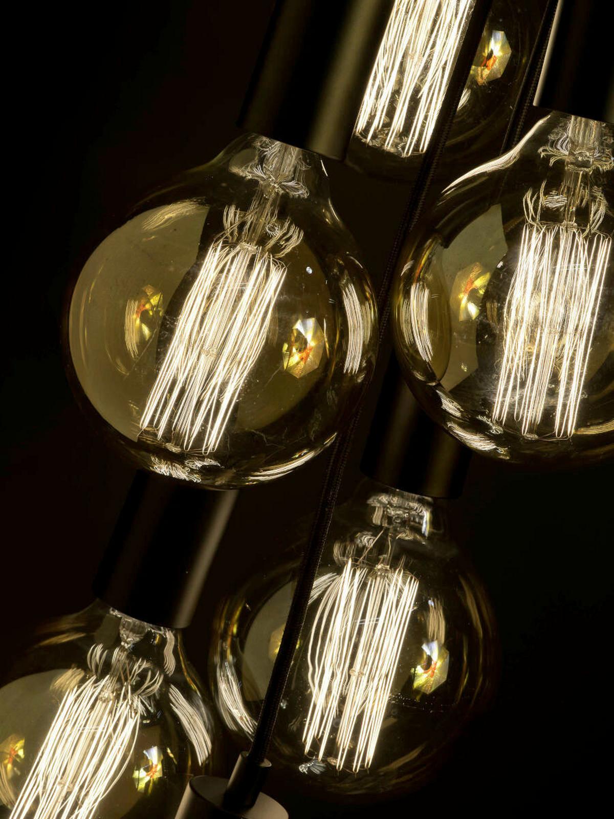 Hängeleuchte Oslo Schwarz B: 35 cm - Schwarz, Trend (35/35/150cm) - It's about Romi