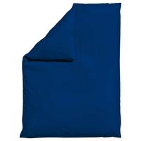 BETTDECKENBEZUG WOVEN SATIN - Dunkelblau, Basics, Textil (155/220cm) - Schlafgut