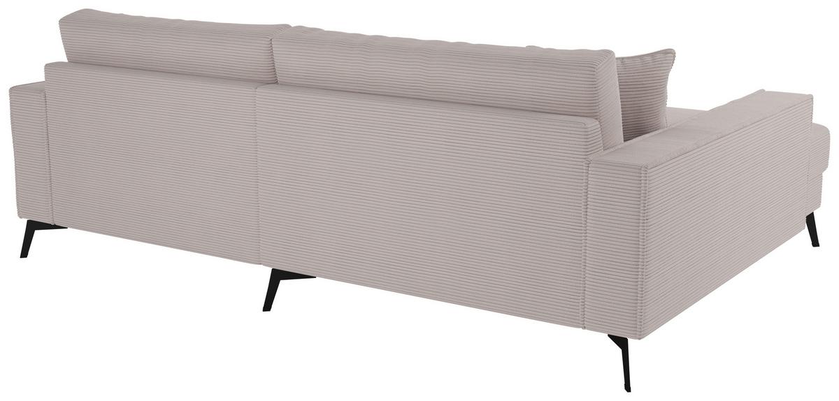 Ecksofa Ted Beigebraun S: 174x228 Cm - Taupe/Schwarz, Trend, Textil (174/228cm)
