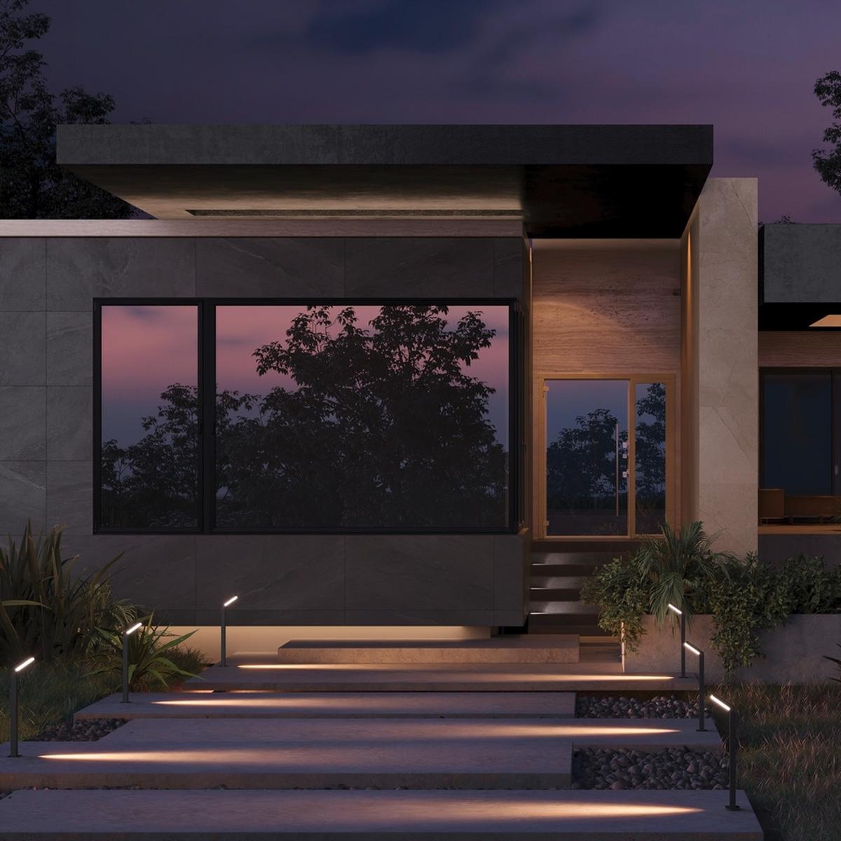 Außenleuchte Paso - Schwarz, Basics, Metall (10/16,5/80cm) - MAYTONI