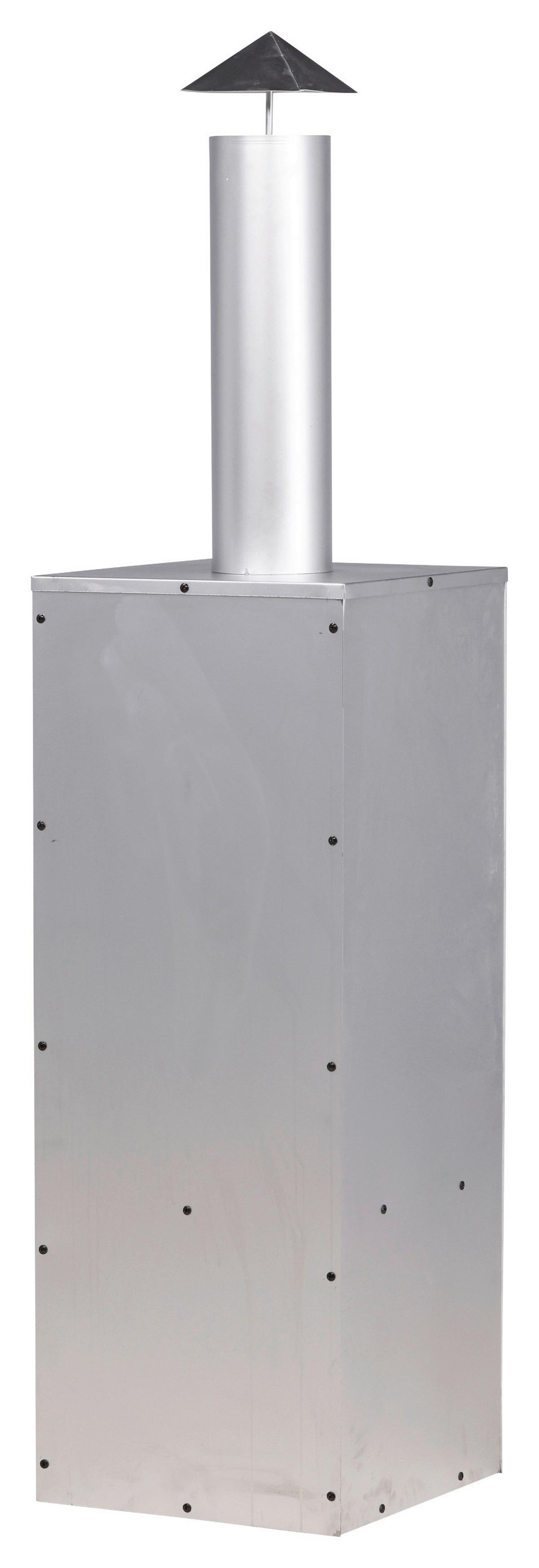 Feuerstelle Makarima - Silberfarben, KONVENTIONELL, Metall (45/199/45cm) - Gardenson