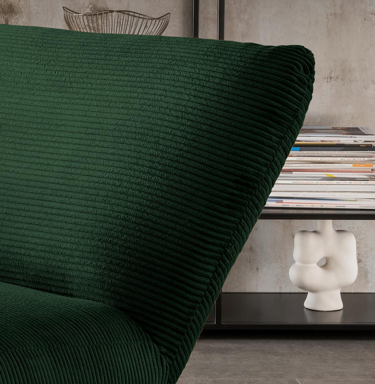 Xxl-sessel Cremallo Grün 360° Drehbar, B: 95 Cm - Schwarz/Grün, Trend, Textil (95/77/94cm) - Livetastic