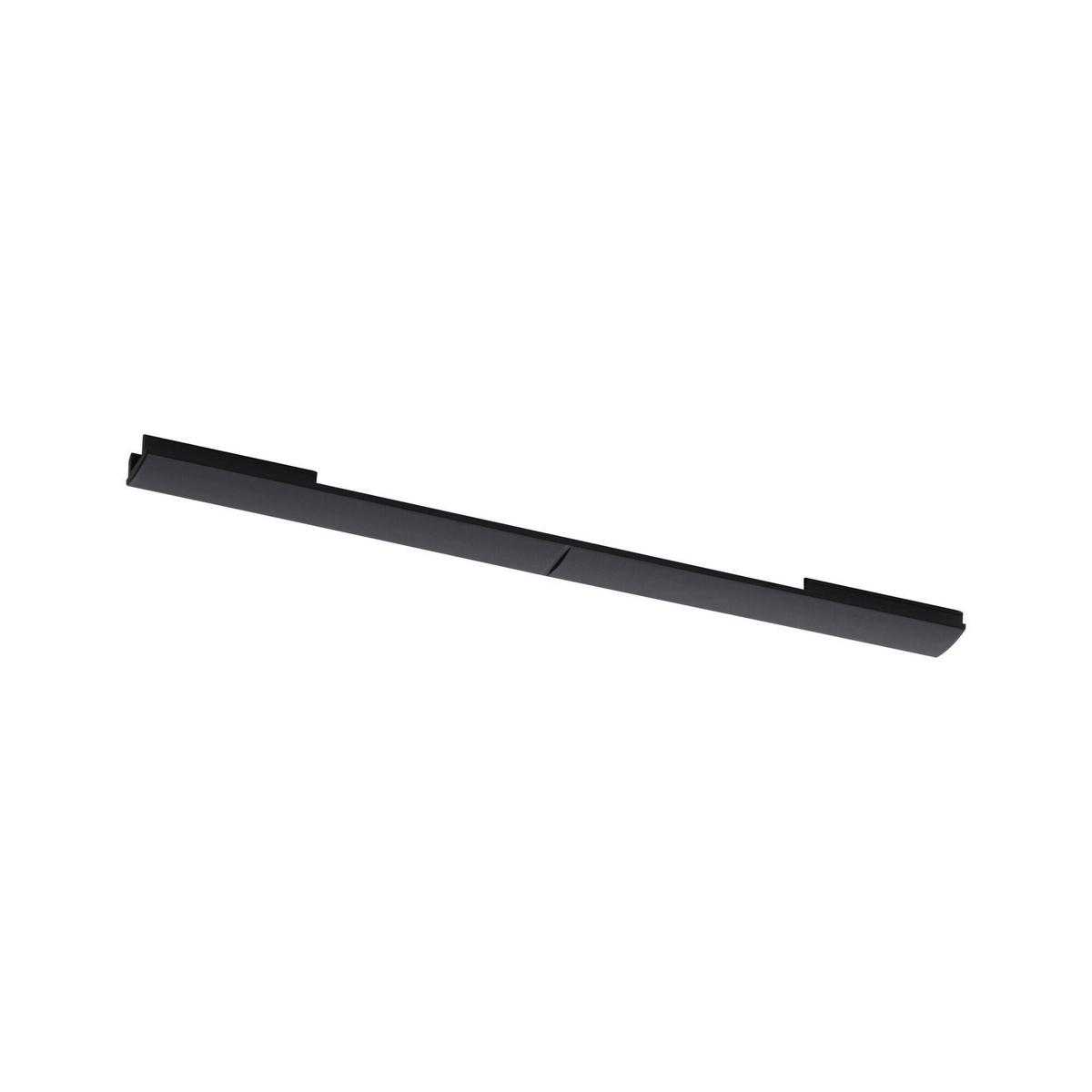 Schienensystem-Verbinder Cover Connector-Inlay Schwarz - Transparent/Schwarz, Basics, Kunststoff (12,5/0,5/1cm) - Paulmann