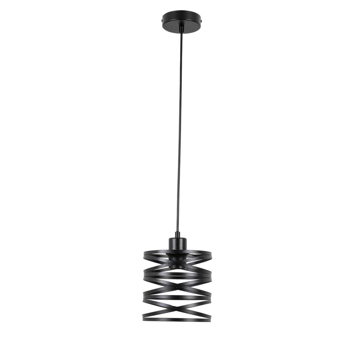 ZÁVESNÉ SVIETIDLO ESILA - čierna, Modern, kov/plast (17/120cm) - Mömax