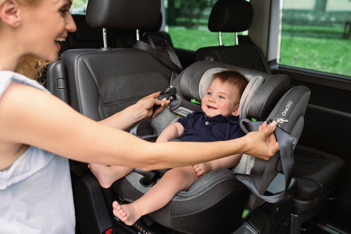 Reboarder-kindersitz One360 S - Schwarz, Basics, Kunststoff/Textil (43/58/48cm) - Osann