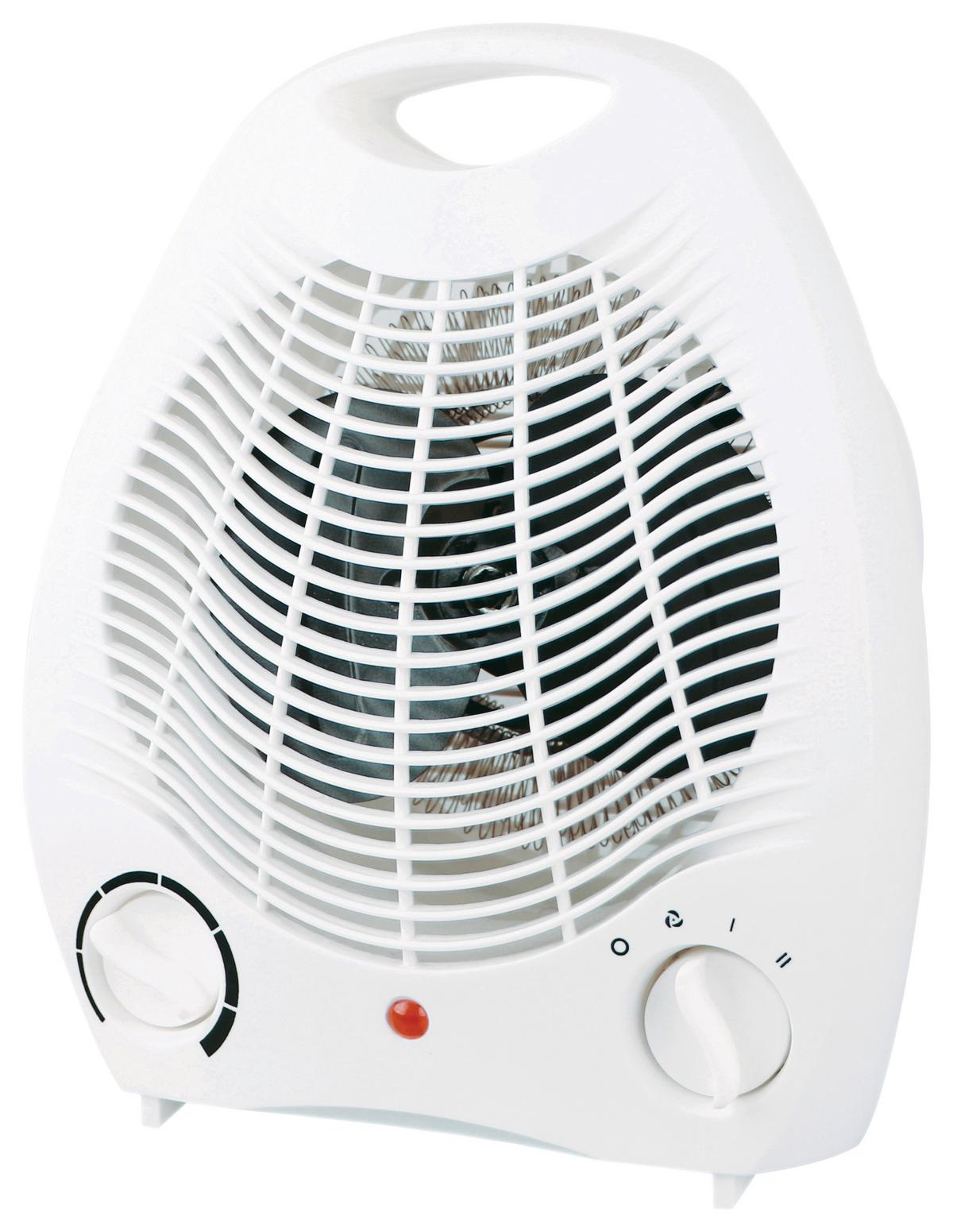 Heizstrahler Joel - Weiß, Basics, Kunststoff (20,5/12,5/26cm) - Bono