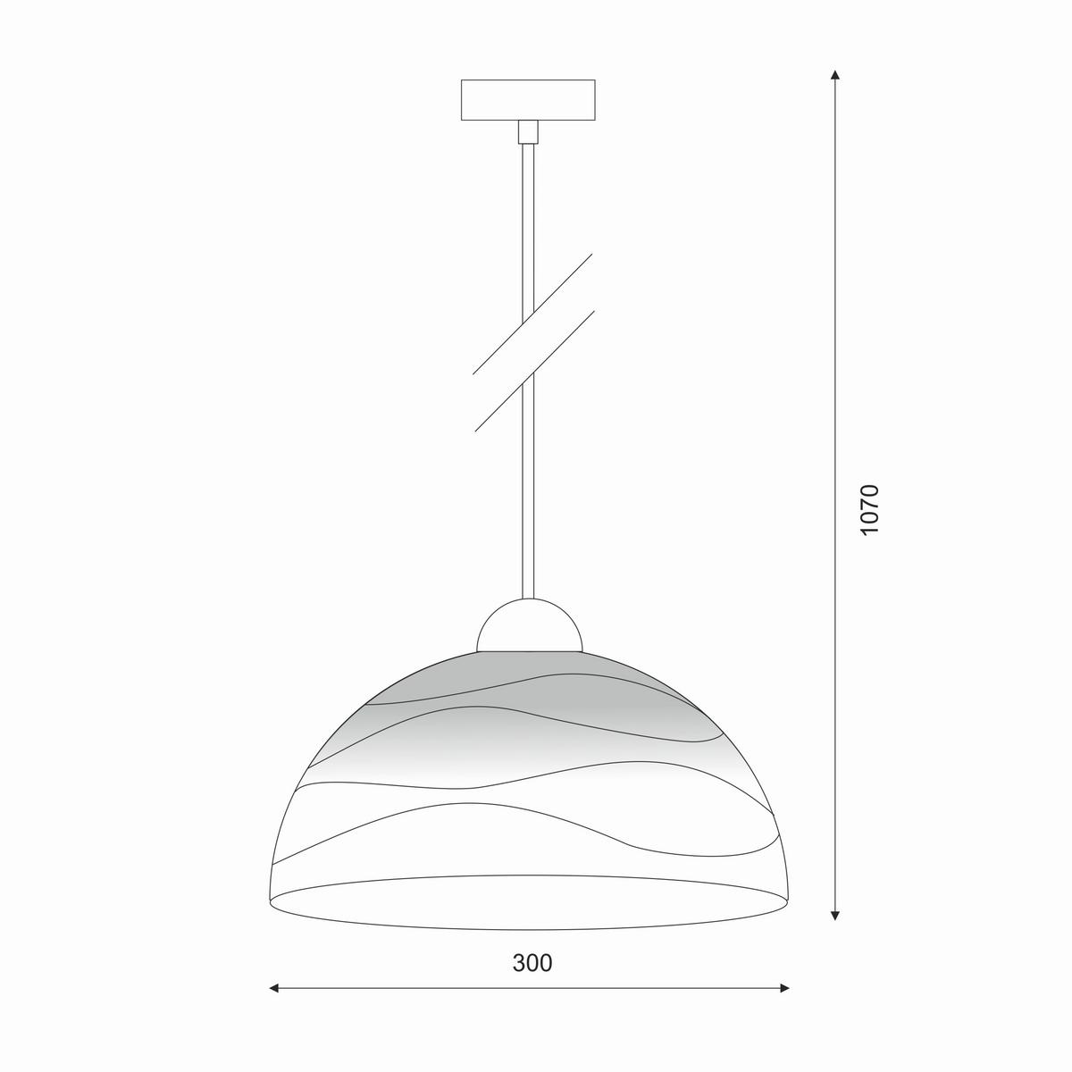 Pendelleuchte Goldfarben D: 30 cm - Goldfarben, Basics, Glas/Kunststoff (30/70cm)