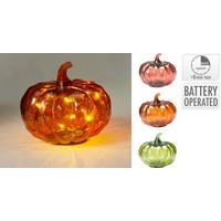 Led Díszlámpa Adg000250 - piros/narancs, Basics, üveg (13cm)