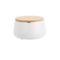 ORGANIZÉR NA KOZMETIKU EDNA - biela, Modern, keramika (12cm)