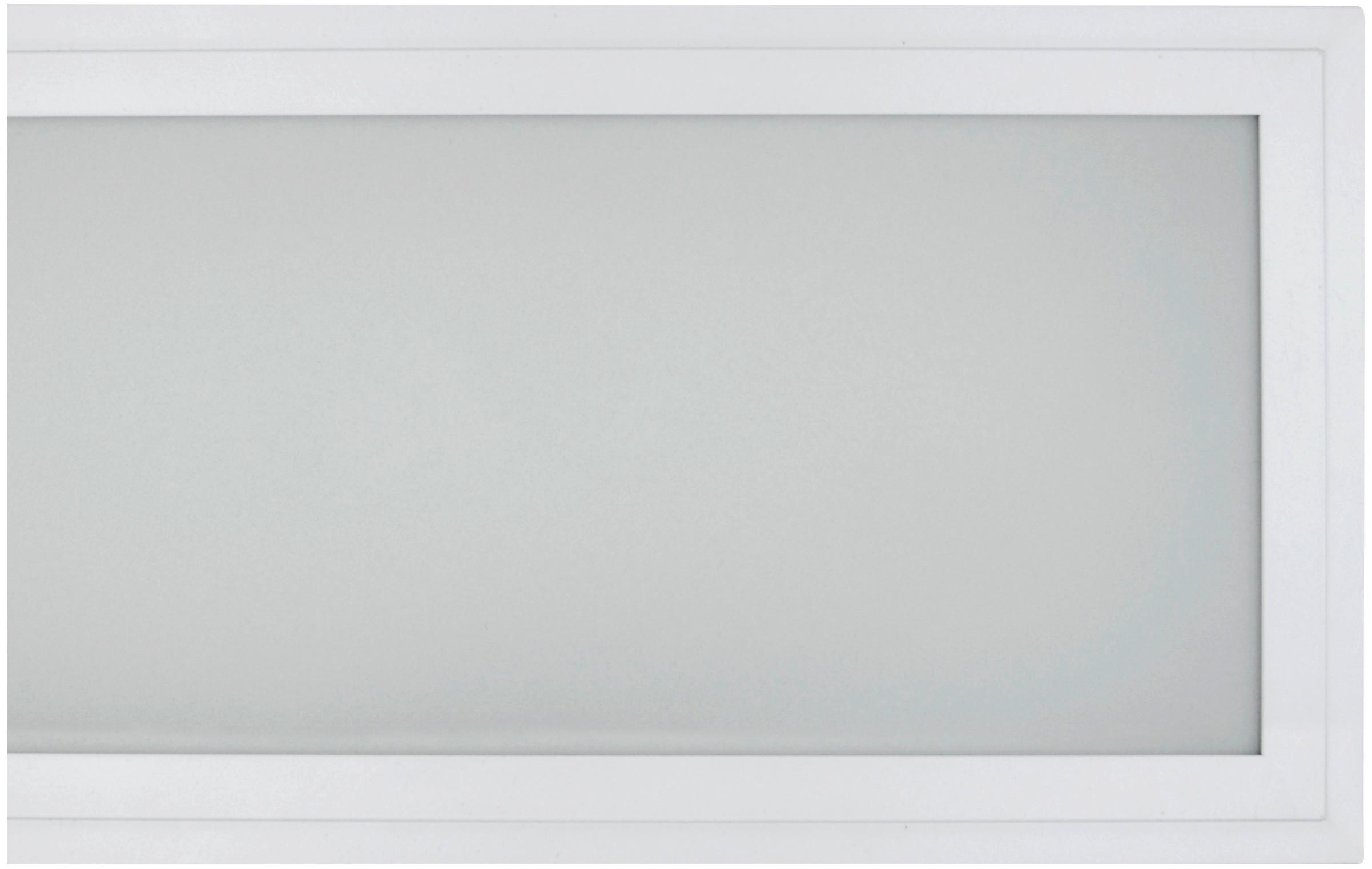 LED-Deckenleuchte L: 118,5 cm, mit Farbtemperaturwechsler - Weiß, Basics, Kunststoff/Metall (118,5/20/4,5cm)