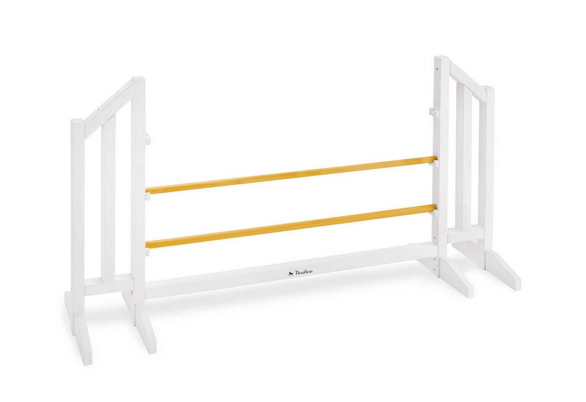 Hindernisparcour Hürden-Set - Blau/Gelb, Basics, Holz (119/62/34cm) - Pinolino