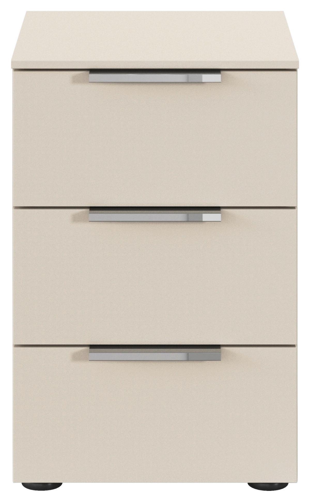 Nachtkästchen Flipp Champagner B: 40 Cm - Champagner/Silberfarben, MODERN, Holzwerkstoff (40/61/42cm) - Rauch Möbel