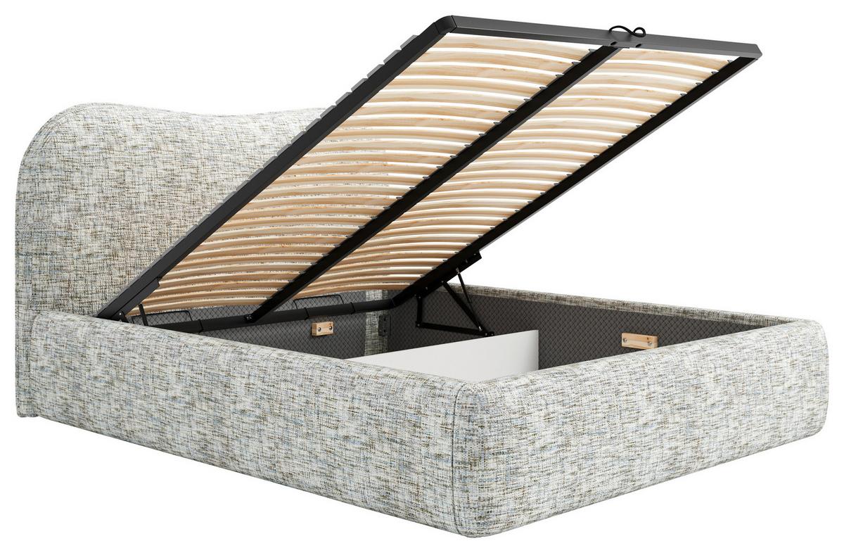 Polsterbett Luo 180x200 Cm Naturfarben - Naturfarben, MODERN, Holz/Holzwerkstoff (180/200cm) - MID.YOU