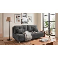 Schlafsofa Elisa Anthrazit, Schlaffunktion - Kaschmir/Anthrazit, MODERN, Textil (215/96/106cm) - MID.YOU