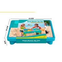 Kinderspieltisch Strandspielzeug-Tisch - Multicolor, Basics, Kunststoff (43,5/29,/9cm)