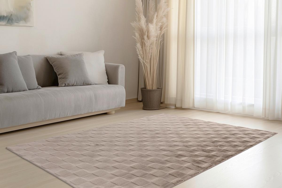 FLACHWEBETEPPICH Taupe. strapazierfähig - Taupe, Basics, Textil (80/150cm) - Kayoom