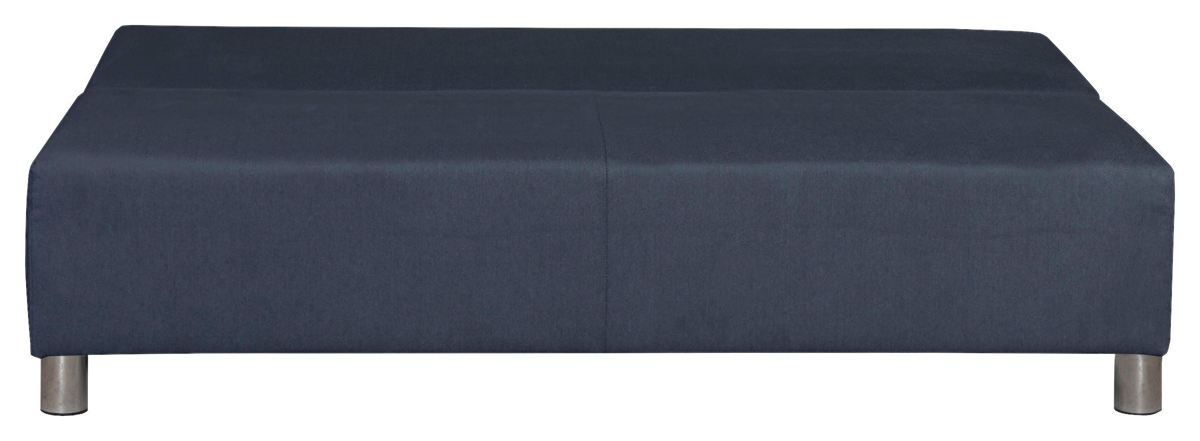 Kanapé Ibiza - szürke, Romantik / Landhaus, faalapú anyag/textil (190/90/85cm)