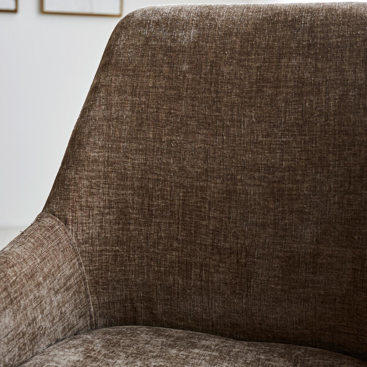 Stuhl-Set Cannes Braun/Taupe B: 52 cm - Taupe/Schwarz, MODERN, Textil/Metall (52/86/44cm) - MID.YOU