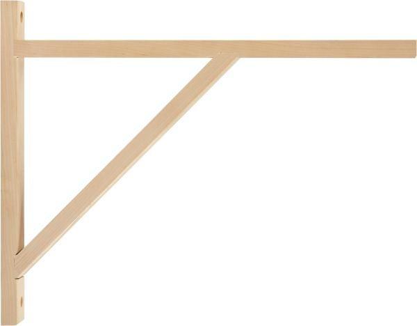 WANDHALTER Olaf 3 - Birkefarben, MODERN, Holz (42cm)