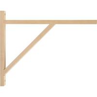 WANDHALTER Olaf 3 - Birkefarben, MODERN, Holz (42cm)