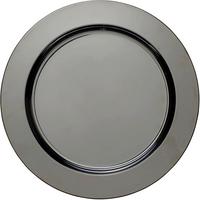 Echtwerk Platzteller Edelstahl Schwarz Ew-Pt-0404s Ca. 33 Cm - Schwarz, Basics, Metall (33cm) - Echtwerk
