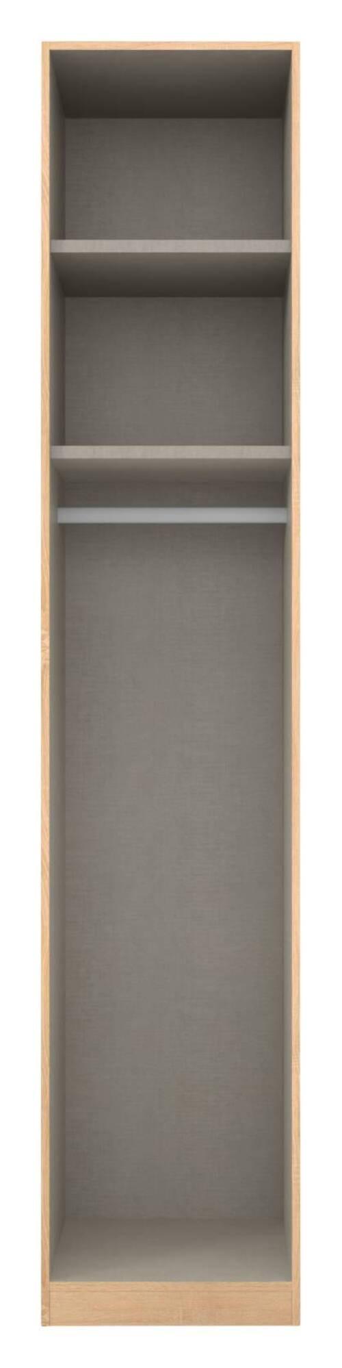 Drehtürenschrank B: 47 cm Alabama, Sonoma Eiche Dekor - Sonoma Eiche, MODERN, Holzwerkstoff (47/229/54cm) - Rauch Möbel