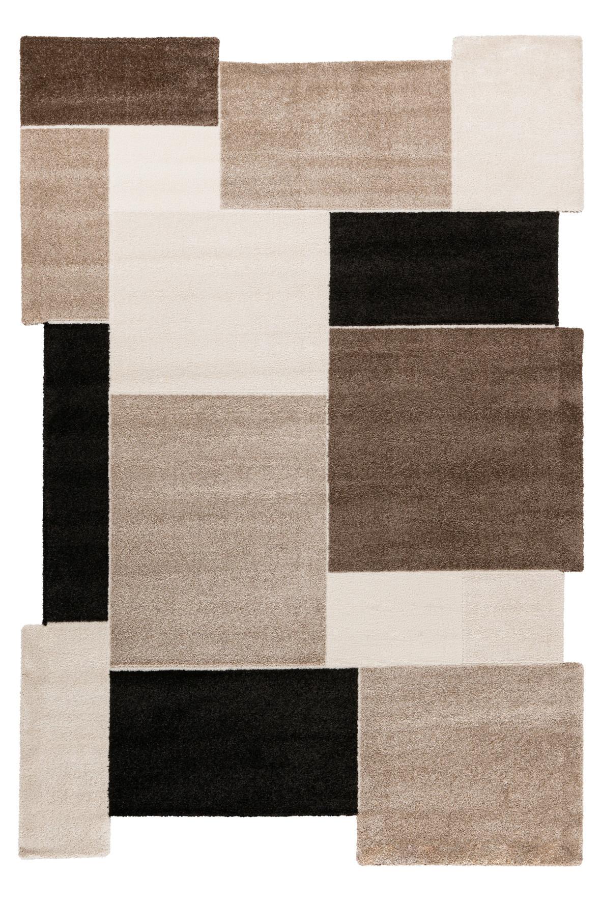 Flachwebteppich My Frisco 285s - Taupe, Basics, Textil (160/230cm) - Obsession