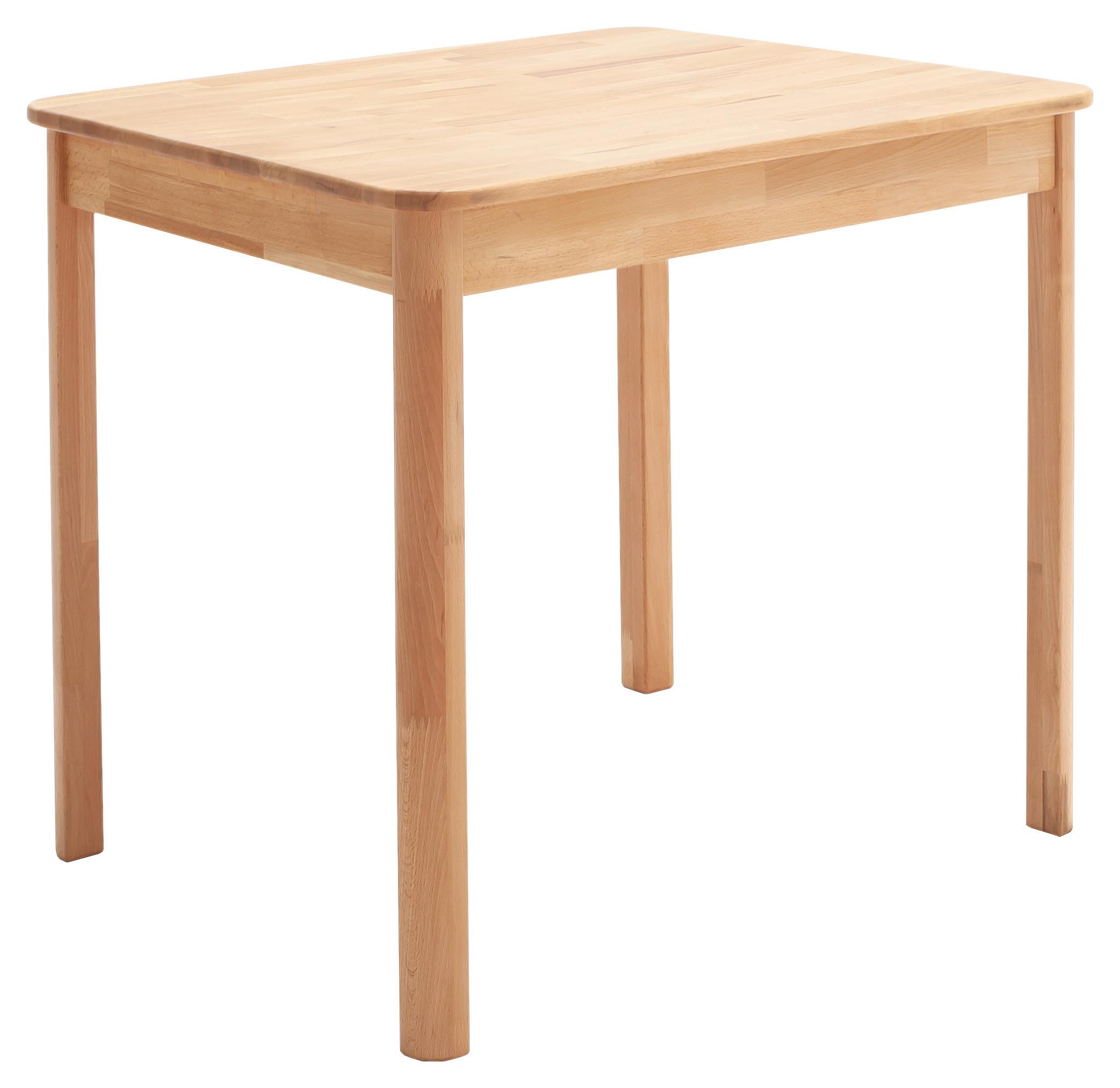 ESSTISCH OSKAR - Kernbuche, KONVENTIONELL, Holz (60/80/76cm) - P & B