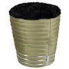 Hocker Doric 325 Grün/Schwarz D: 42 cm - Graphitfarben/Grün, Design, Textil (42/50cm) - Kayoom