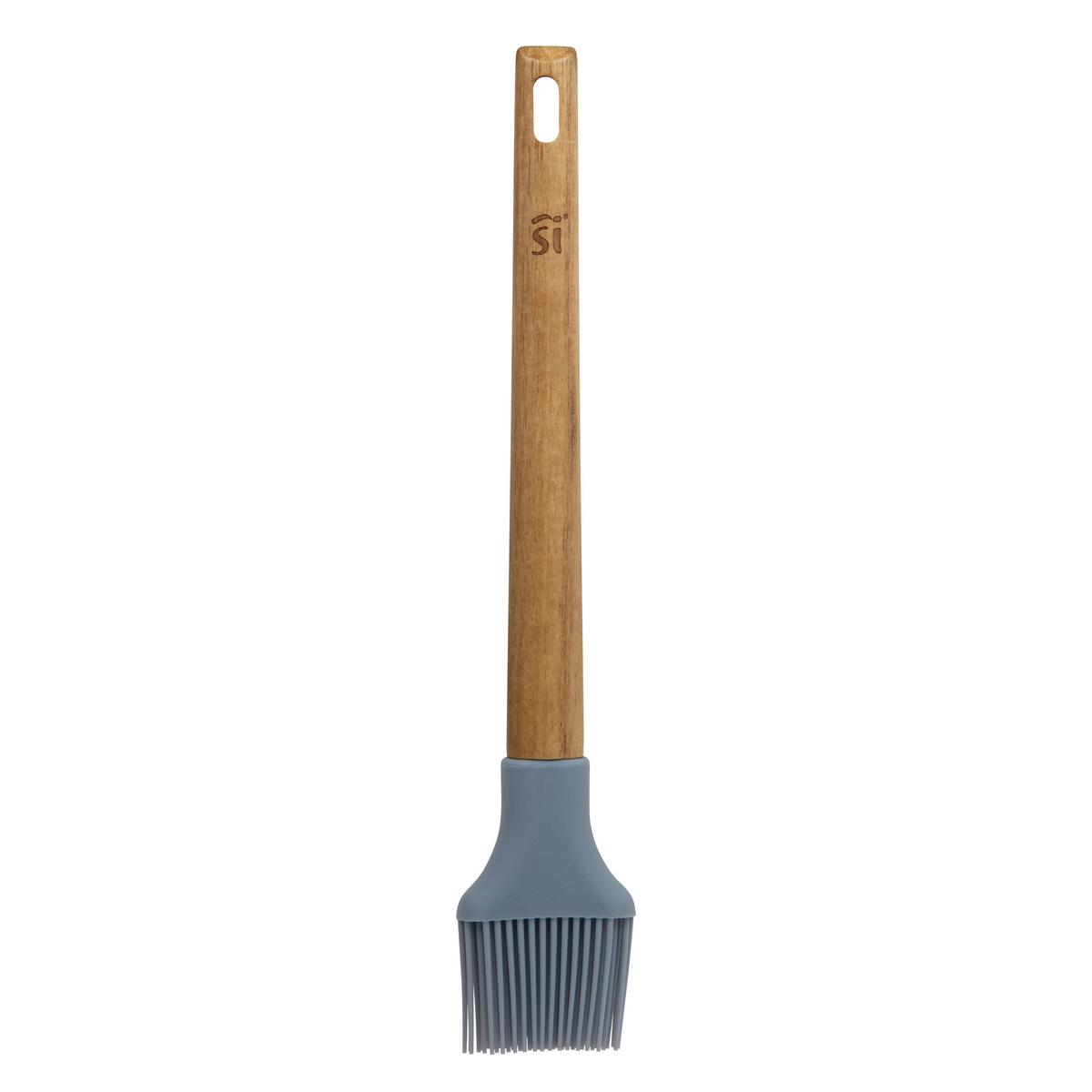 Küchenhelferset 5-Teilig Tools Set Hellblau/Akazie - Hellblau, Basics, Kunststoff (7.8/29,7/39.8cm)