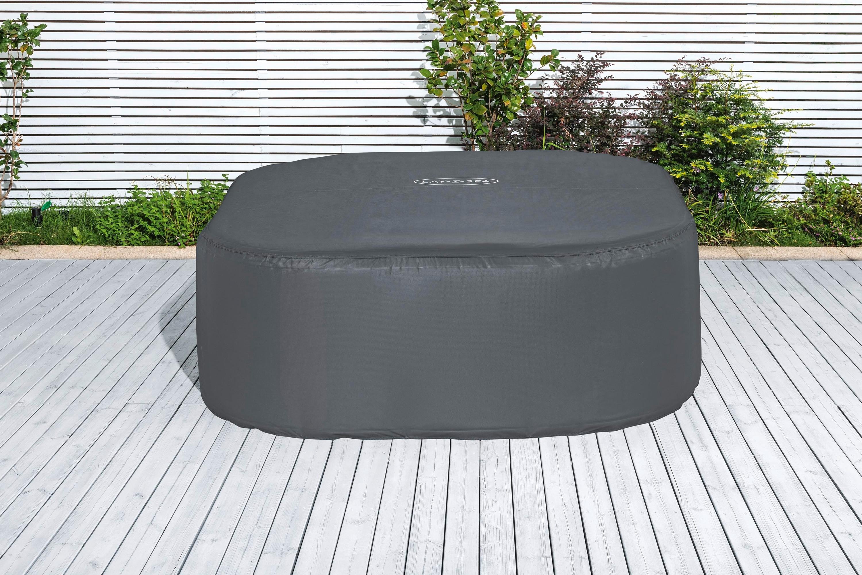 Whirlpoolabdeckung Hildegard - Dunkelgrau, KONVENTIONELL, Kunststoff (180/71cm) - Bestway