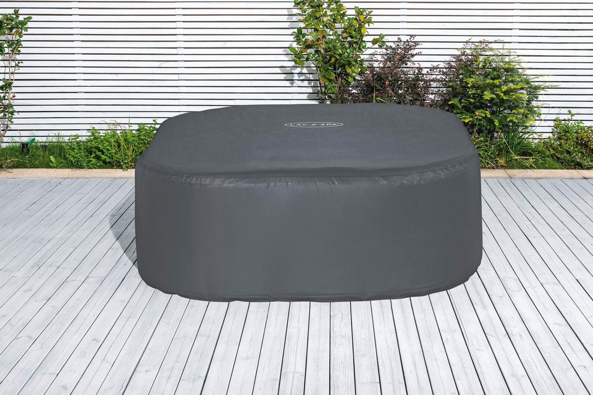 Whirlpoolabdeckung Hildegard - Dunkelgrau, KONVENTIONELL, Kunststoff (180/71cm) - Bestway