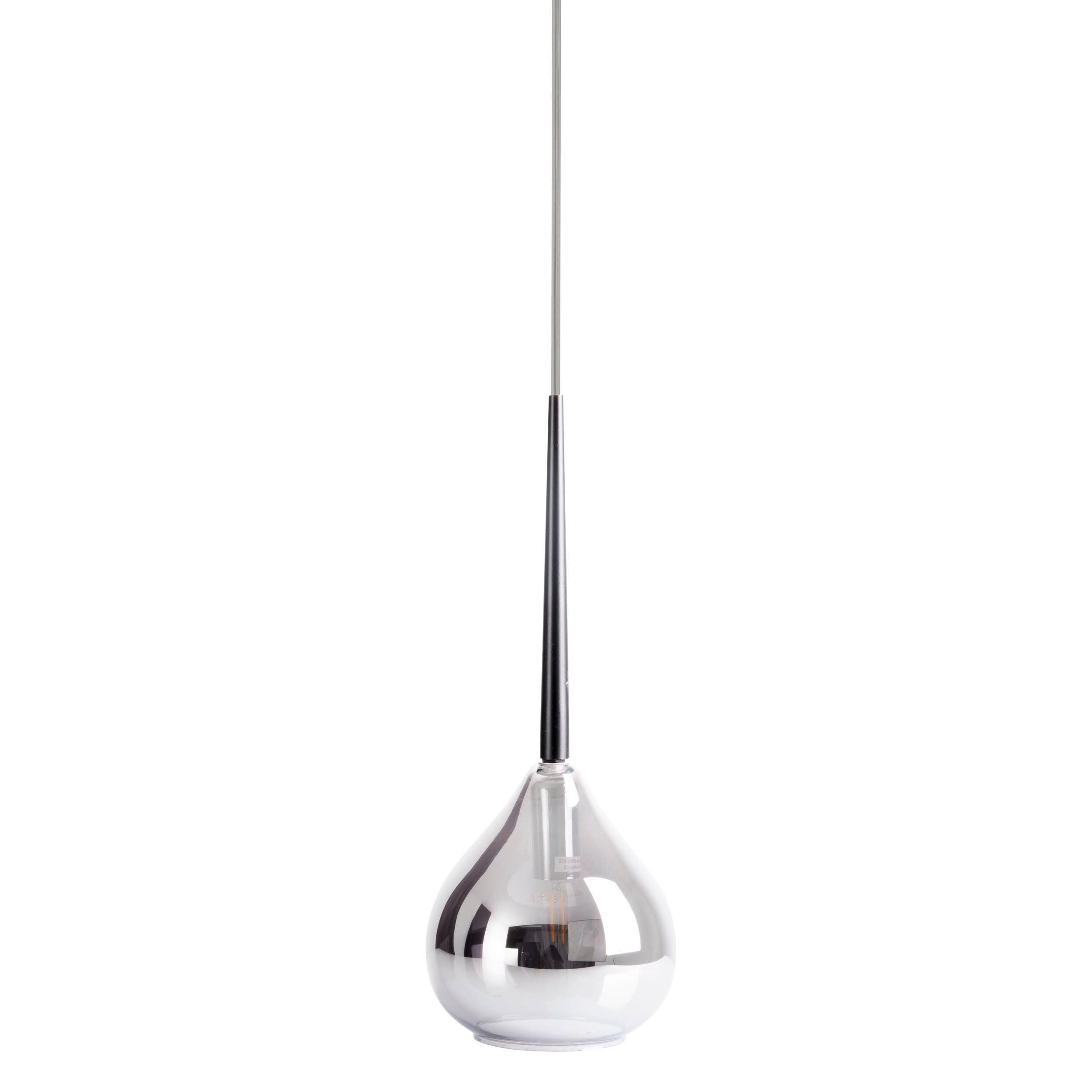 Hängeleuchte Vaso H: 136 cm 1-Flammig, Glasschirm