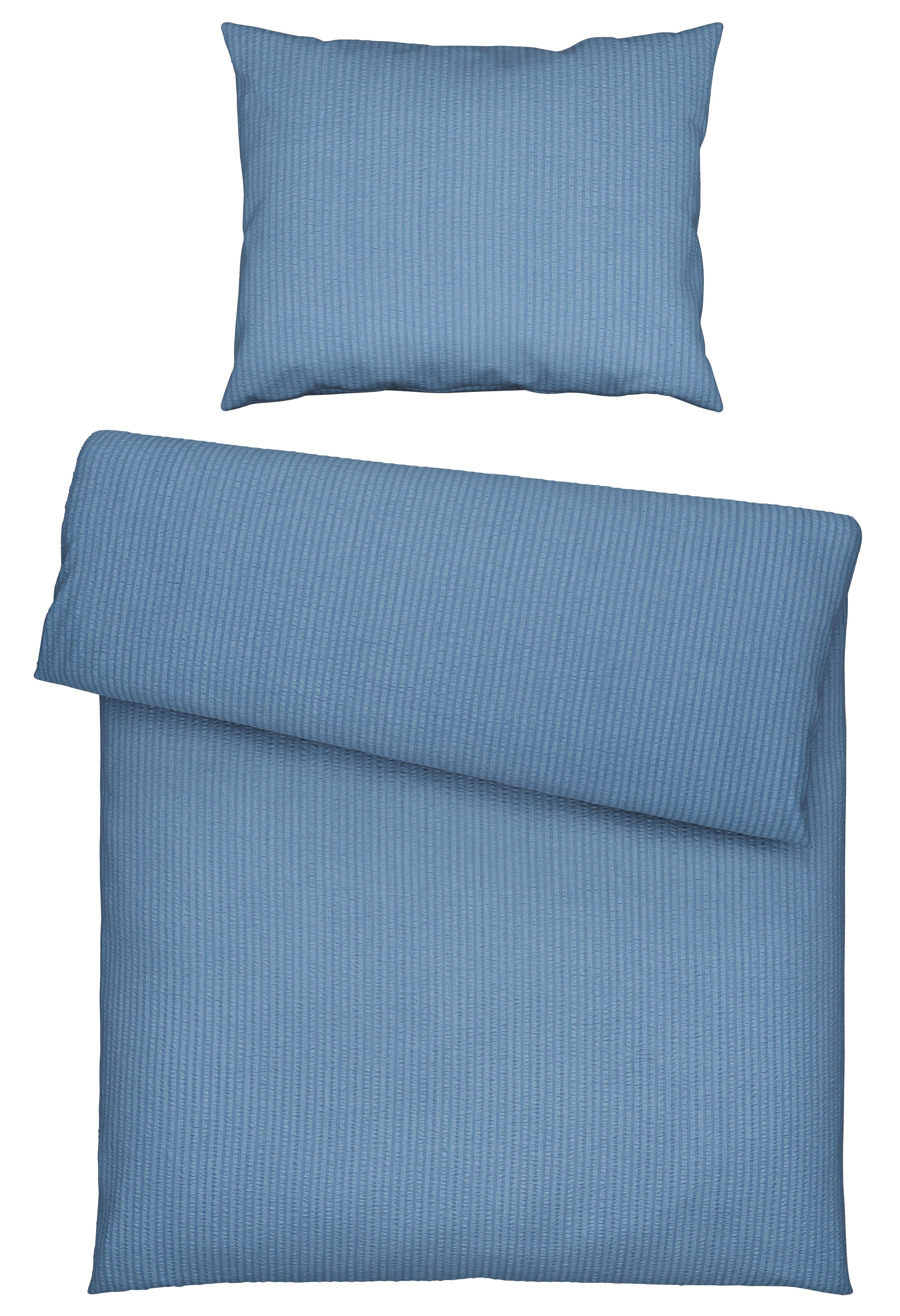 Posteľná Bielizeň Babs, 140/200cm, Modrá - modrá, Moderný, textil (140/200cm) - Modern Living